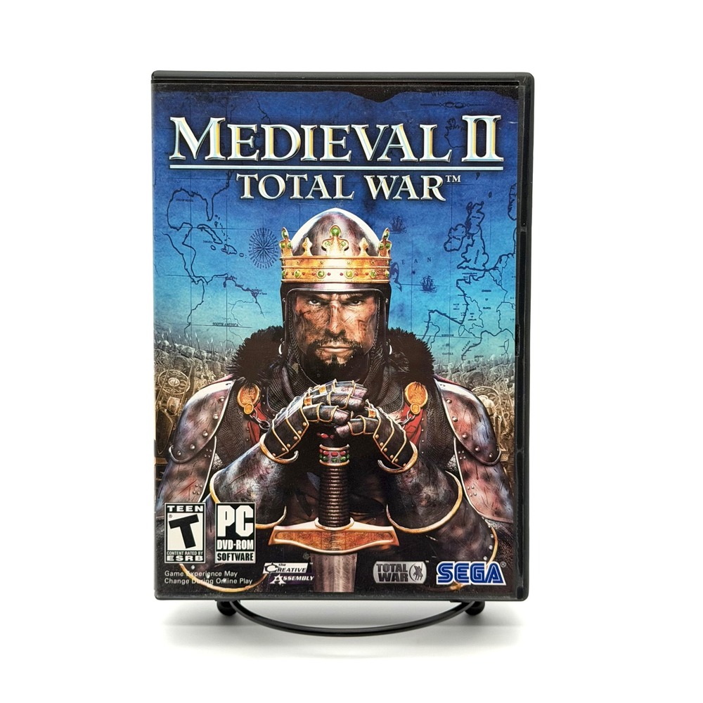 Medieval II Total‎ War PC Game Windows Complete CIB SEGA Strategy